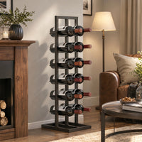 Casier à Vin Vertical 12 Bouteilles en Métal – Le Classique