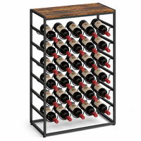 Casier à Vin 30 Bouteilles en Bois & Métal – Le Casier Industriel